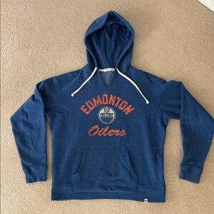 47 Brand Edmonton Oilers Blue Hoodie